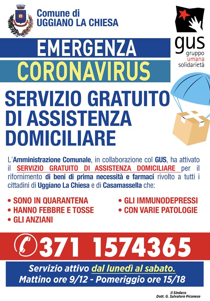 Uggiano la Chiesa - Servizio assistenza domiciliare