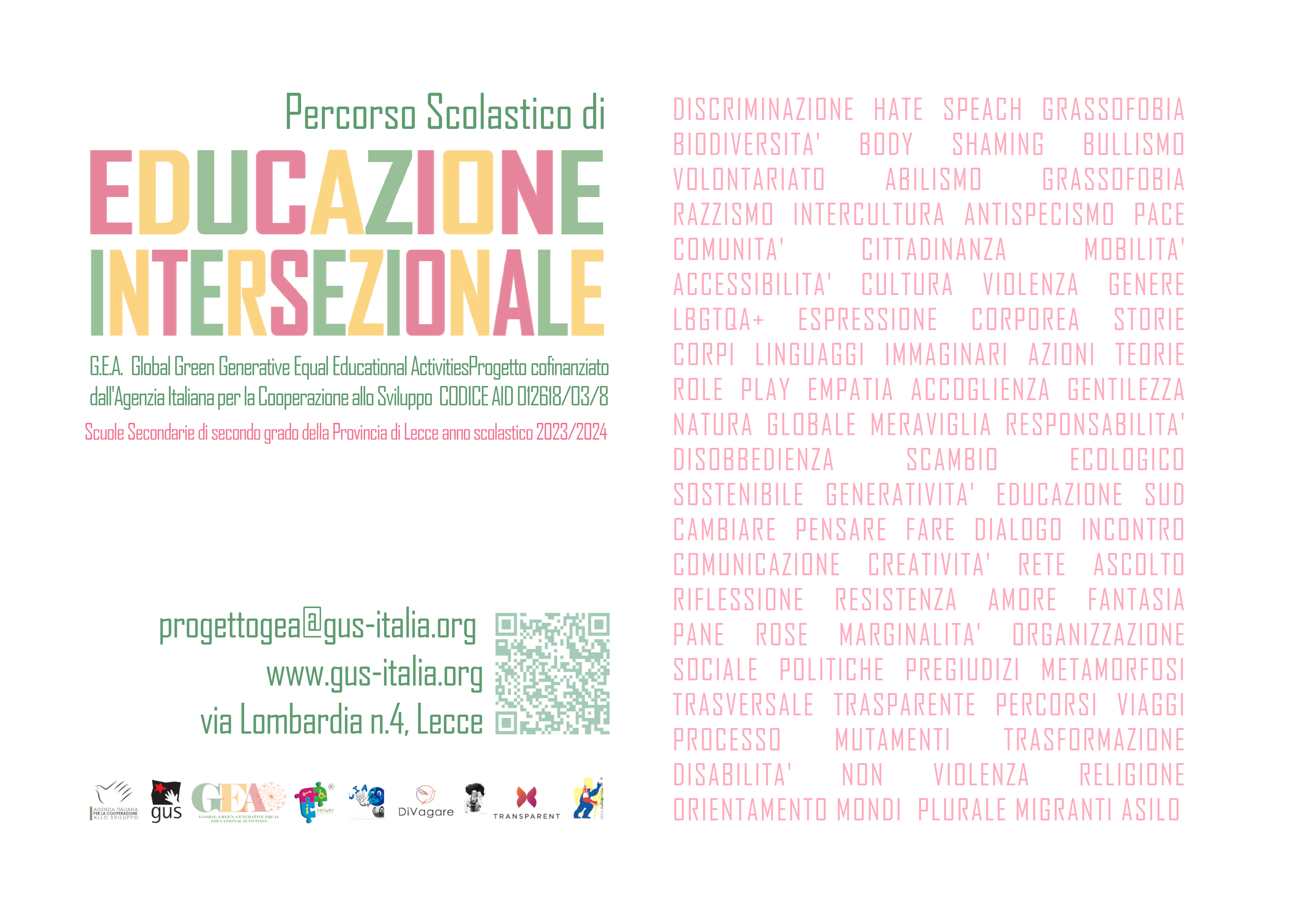 L’educazione intersezionale del Progetto GEA