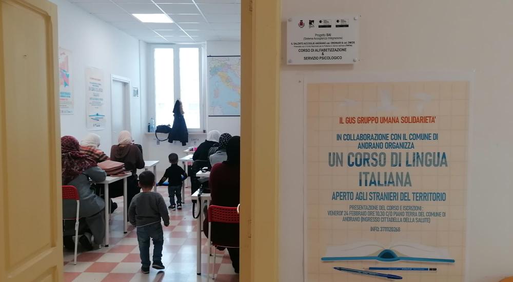 Andrano, il corso di italiano per tutti