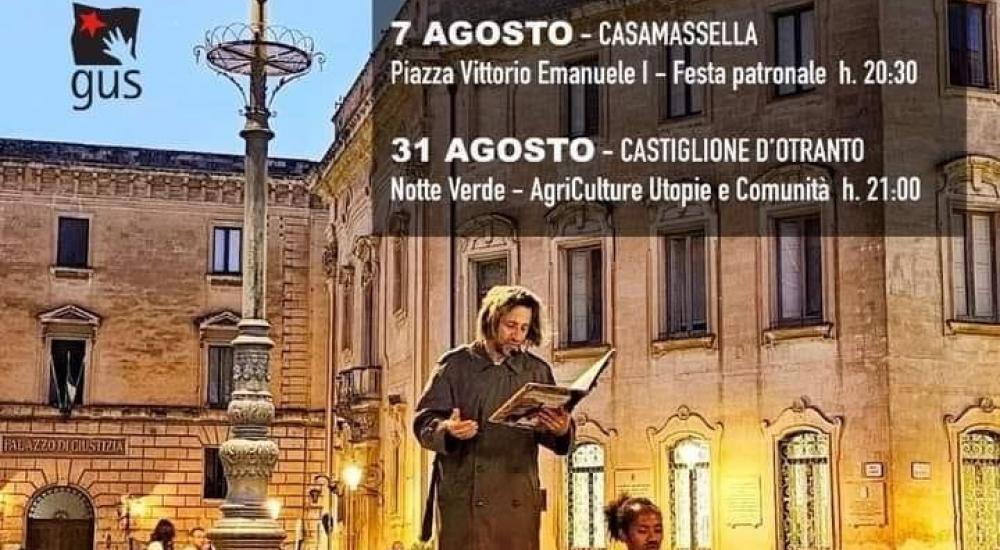 Storie di viaggi migranti in scena a Casamassella